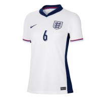 England Marc Guehi #6 Fußballbekleidung Heimtrikot Damen EM 2024 Kurzarm